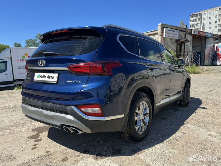 Hyundai Santa Fe 2.2 AT, 2019, 71 000 км