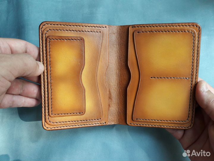 Обложка для документов кожа ручная работа