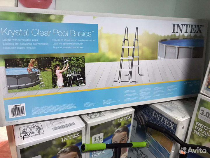 Лестницы для каркасных бассейнов