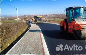 Брусчатки, асфальт, бетон, газон, забор, дренаж