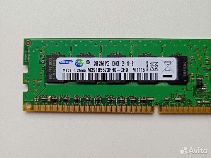 Память DDR3 ECC Unbuffered (не регистровая)