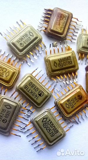 Старые советские микросхемы. 10шт