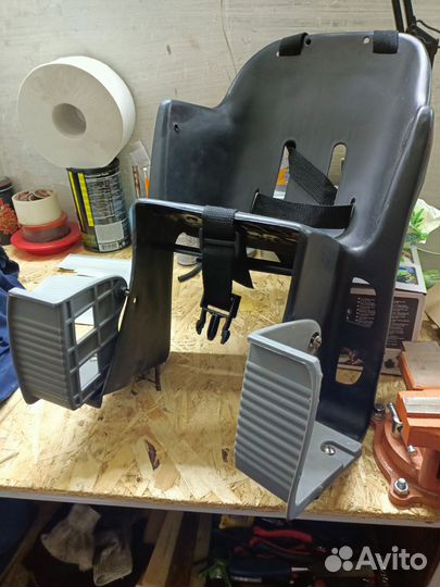 Детское сиденье на багажник велосипеда