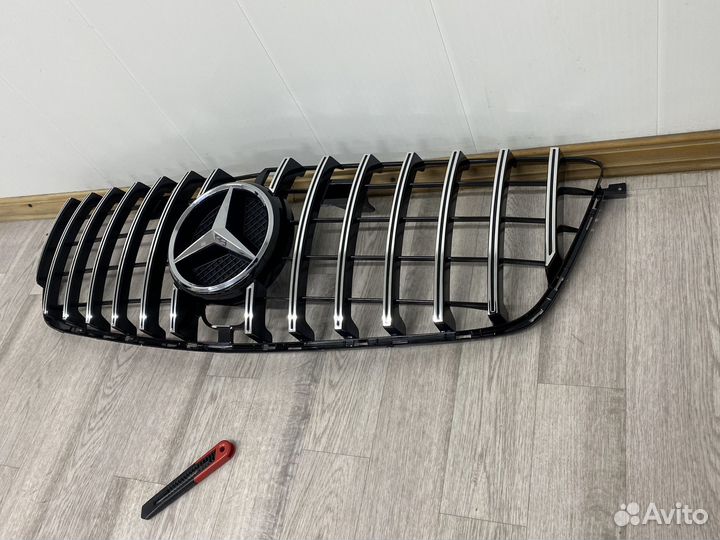Решетка радиатора mercedes GL w166 GT chrome