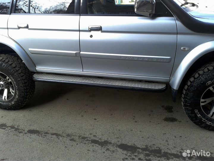 Силовые пороги для Mitsubishi Pajero Sport 1996-20