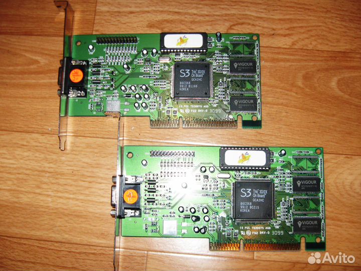 Видеоадаптор(карта) S3 Trio 3D\2X и звуковая карта