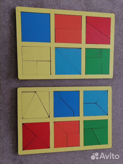 Квадраты никитина 1 уровень