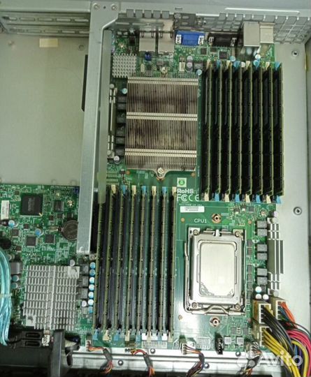 Сервер Supermicro 1U 2xOpteron 6272 32ядра /128GB