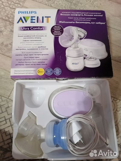 Молокоотсос avent электрический