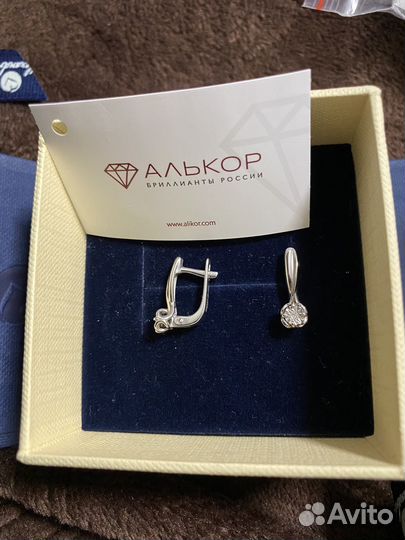 Серьги серебряные