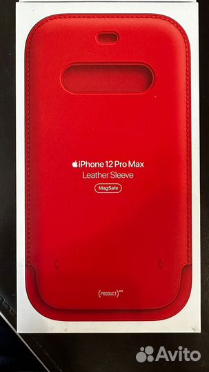Чехол-конверт iPhone 12 Pro Max Leather MagSafe