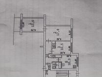 3-к. квартира, 65 м², 1/9 эт.