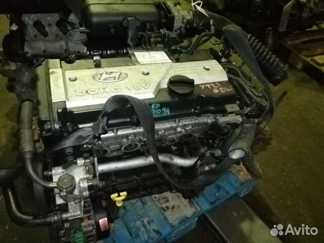 Двигатель Hyundai elantra G4ED 1.6i