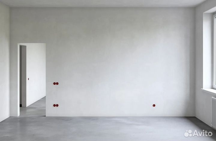 Штукатурка и стен, поклейка обоев