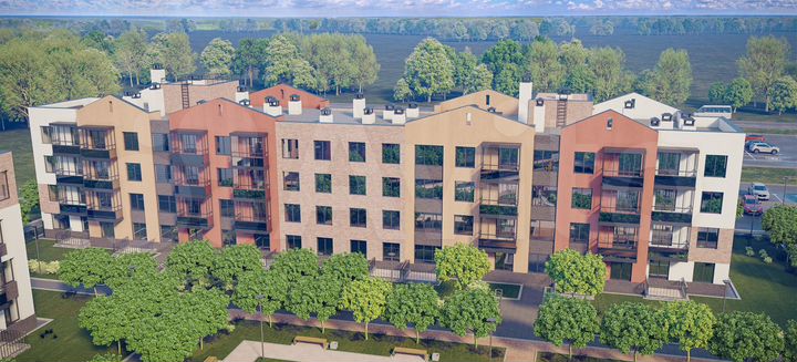 1-к. квартира, 37,4 м², 1/5 эт.