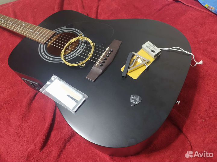 Электро-акустическая гитара Cort AD810E-BKS