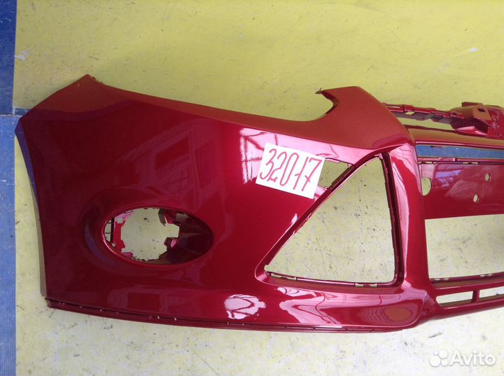 Ford Focus 3 Бампер передний цвет красный 9SSE