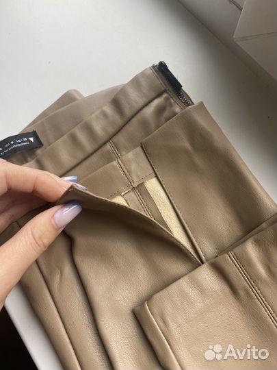 Кожаные лосины zara XS новые