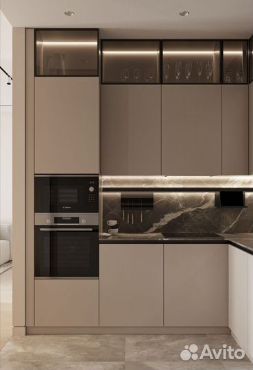 Современный кухонный гарнитур