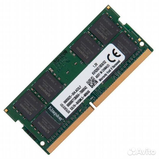 Оперативная память для ноутбука SO-dimm DDR4, 32 Г