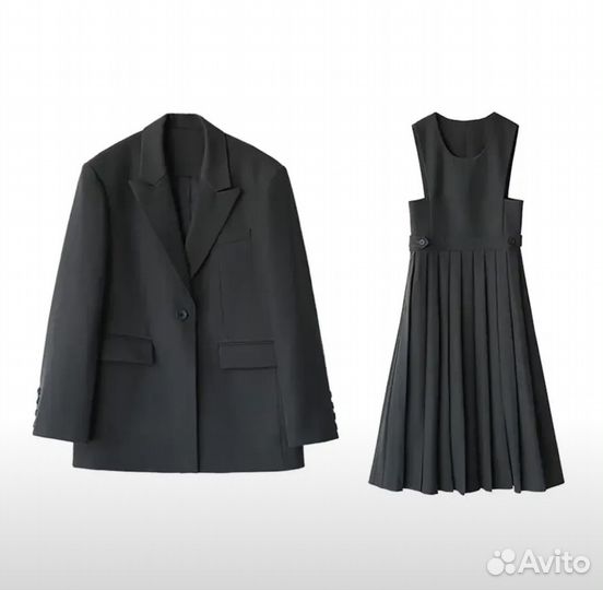 Костюм пиджак и платье