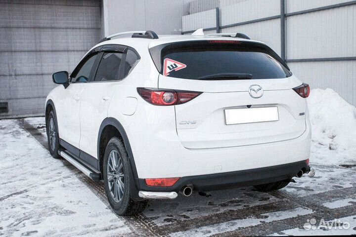 Защита заднего бампера Mazda CX-5 (2017)