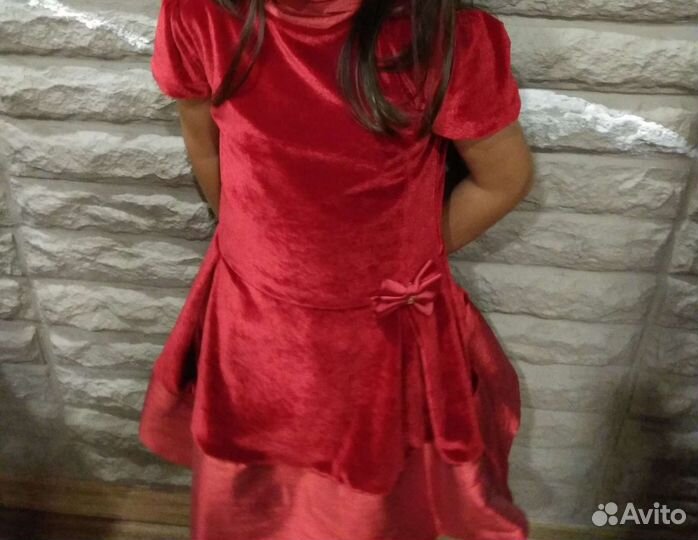 Платье для девочки бархатное Италия Ambaraba