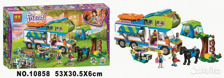 Дом на колесах, аналог лего френдс 41339/10858