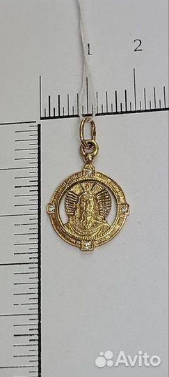 Золотая подвеска