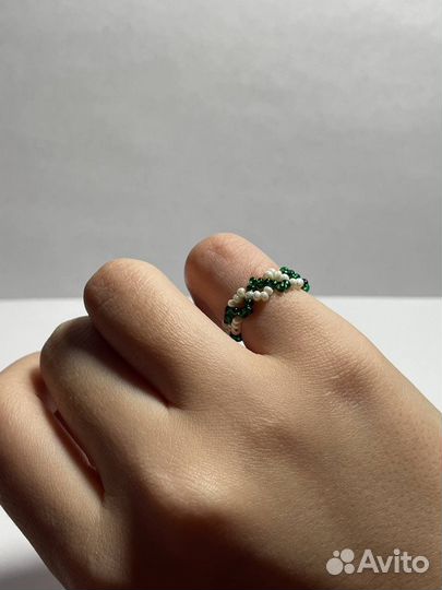 Кольцо из бисера