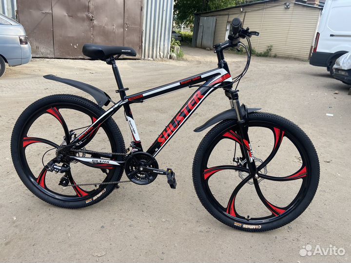 Велосипед на литых диасках складной двухподвес