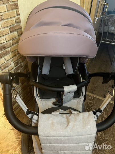 Коляска 2 в 1 эко кожа