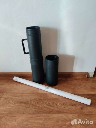 Тубус лекало миллиметровая бумага