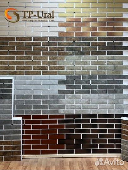 Фасадные термопанели с клинкерной плиткой