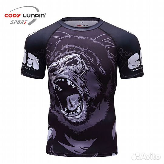 Рашгард с коротким рукавом для мма cody lundin Gor