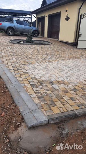 Укладка брусчатки и асфальтирование