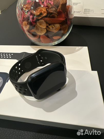 Apple watch Nike Ser 8 45mm Midnite на гарантии