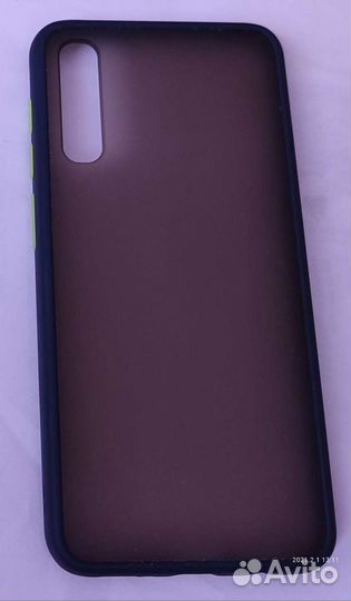 Чехол бампер. На Samsung A50/A30. Стекло защитное