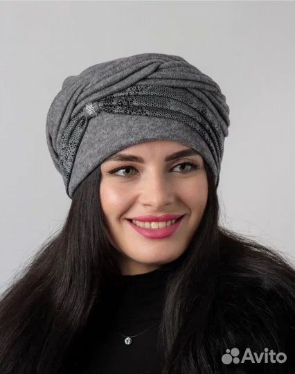 Шапка зимняя (шерсть ангорка)