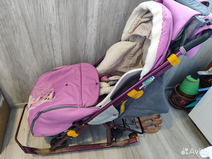 Детские санки коляска бу