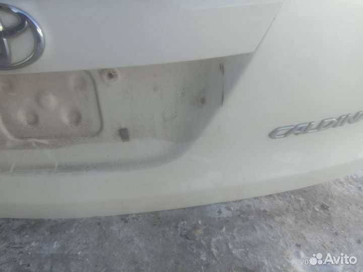 Задняя дверь caldina zzt 241 в разбор