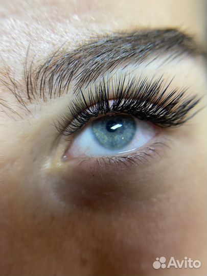 Наращивание ресниц премиум