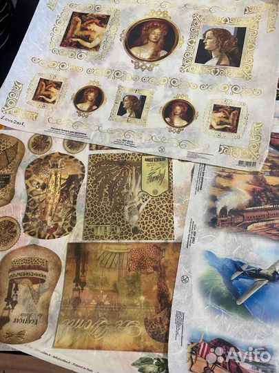 Декупажная карта