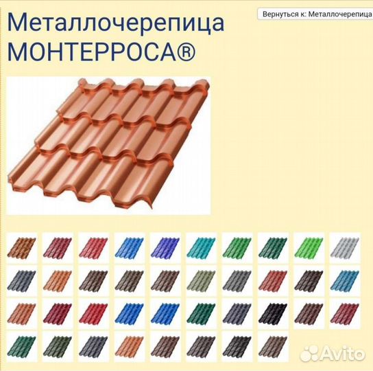 Металлочерепица и Профнастил