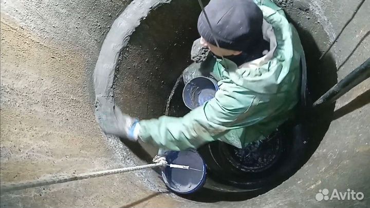 Чистка, ремонт и углубление колодцев