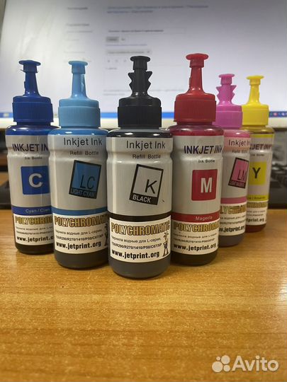 Комплект чернил на Epson 6 цветов водные