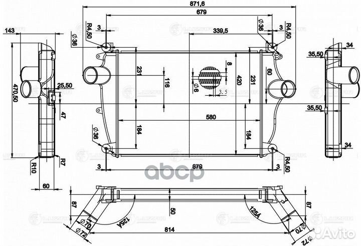 Интеркулер lric0341 lric0341 luzar