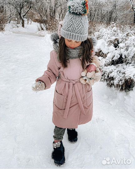 Пальто oversize для девочки