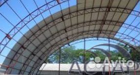 Разных размеров Арочный Ангар Для техники 20х9х60м