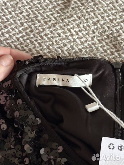 Платье в пайетках zarina xs